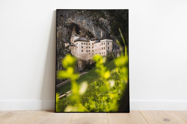 Predjama Castle in Postojna Cave park preview framed image